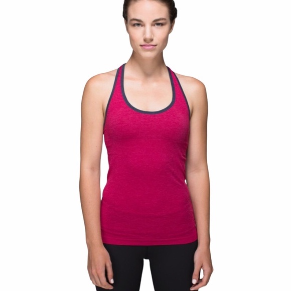 Lululemon ebb & flow berry racerback tank top size 6 - Picture 2 of 8